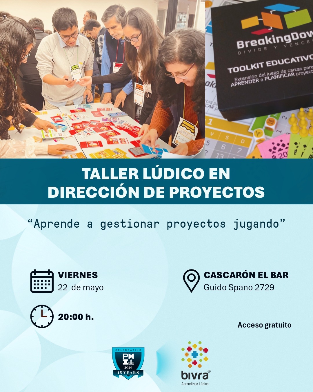 Taller Lúdico en Dirección de Proyectos